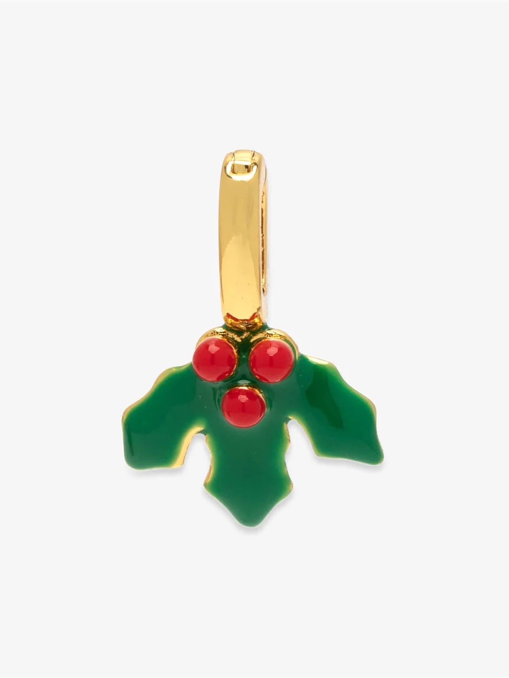 Pura Vida Harper Mistletoe Charm Gold